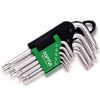 Bộ chìa lục giác đầu sao 9 món ngắn TOPTUL GAAL0913 2 Bộ chìa lục giác đầu sao 9 món ngắn TOPTUL GAAL0913