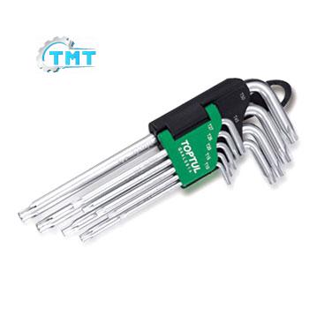 Bộ lục giác sao 9 món Toptul GAAL0914 1 Bộ lục giác sao 9 món Toptul GAAL0914