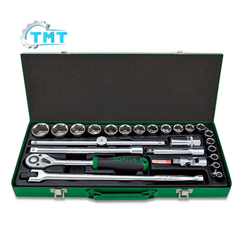 Bộ tuýp lục giác 25 món TOPTUL GCAD2509 1/2" 1 Bộ tuýp lục giác 25 món TOPTUL GCAD2509 1/2