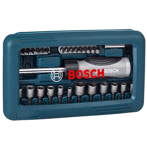 Bộ vặn vít đa năng 46 món Bosch 2607017399 1 Bộ vặn vít đa năng 46 món Bosch 2607017399