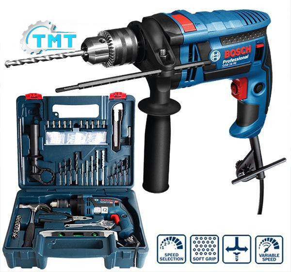 Máy khoan búa động lực Bosch GSB 16RE SET 1 Máy khoan búa động lực Bosch GSB 16RE SET