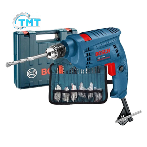 Máy khoan tường Bosch GSB 10RE (valy nhựa, bộ mũi khoan + đầu vít) 1 Máy khoan tường Bosch GSB 10RE (valy nhựa, bộ mũi khoan + đầu vít)
