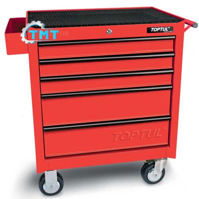 Tủ 5 ngăn có bánh xe di động-( Màu đỏ) Toptul TCAA0502 1 Tủ 5 ngăn có bánh xe di động-( Màu đỏ) Toptul TCAA0502