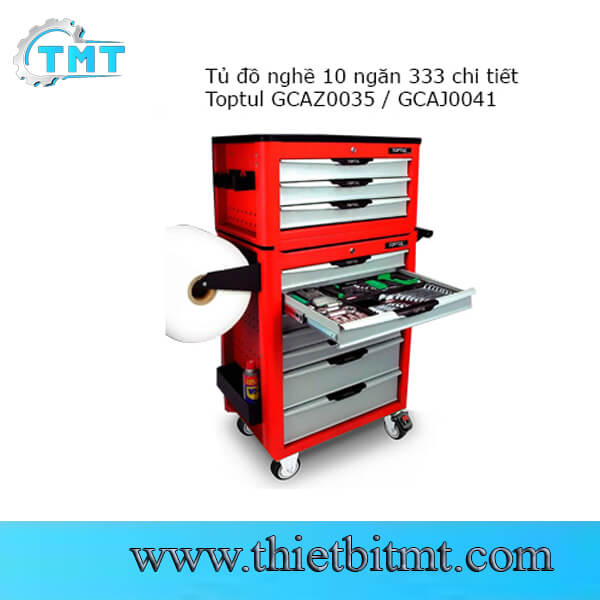 Tủ đồ nghề 2 tầng 10 ngăn 333 chi tiết GCAZ0035 và GCAJ0041 1 Tủ đồ nghề 2 tầng 10 ngăn 333 chi tiết GCAZ0035 và GCAJ0041