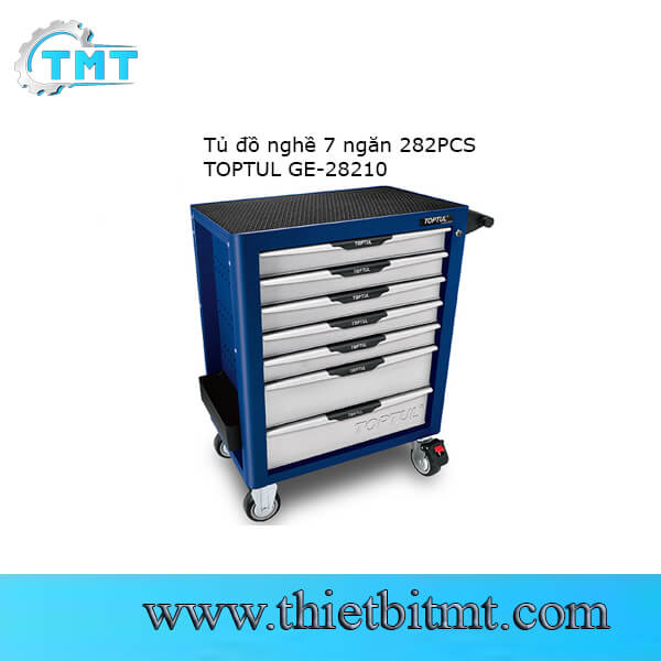 Tủ đồ nghề 7 ngăn 282 chi tiết Toptul GE-28210 1 Tủ đồ nghề 7 ngăn 282 chi tiết Toptul GE-28210