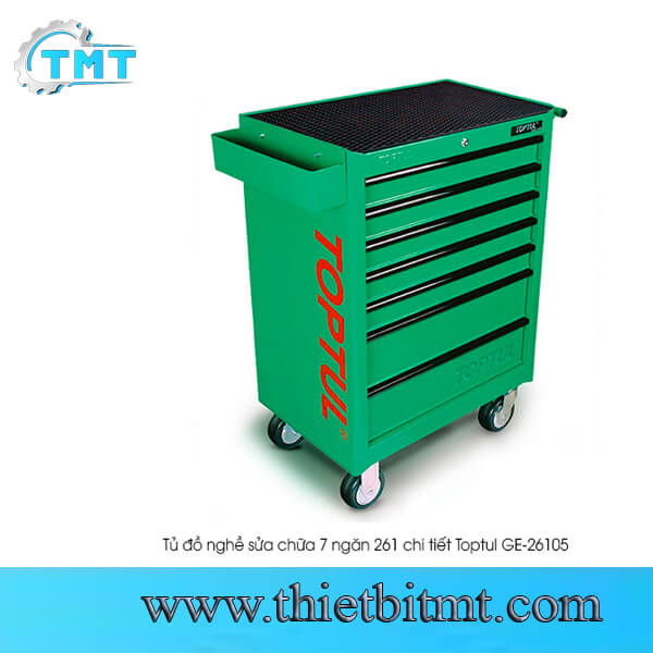 Tủ đồ nghề sửa chữa 7 ngăn 261 chi tiết Toptul GE-26105 1 Tủ đồ nghề sửa chữa 7 ngăn 261 chi tiết Toptul GE-26105