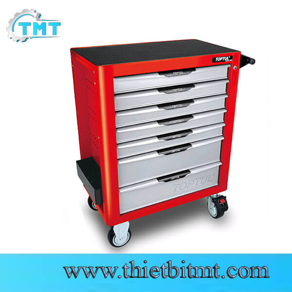Tủ đồ nghề sửa chữa 7 ngăn 261 chi tiết Toptul màu đỏ GE-26118 1 Tủ đồ nghề sửa chữa 7 ngăn 261 chi tiết Toptul màu đỏ GE-26118