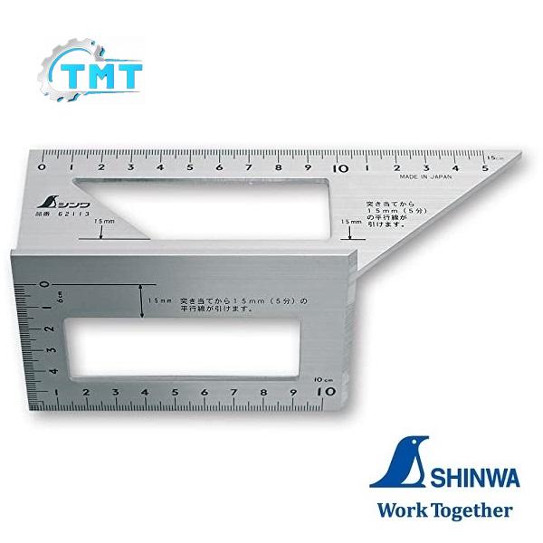 Thước ke góc 2 mặt Shinwa 62113 1 Thước ke góc 2 mặt Shinwa 62113