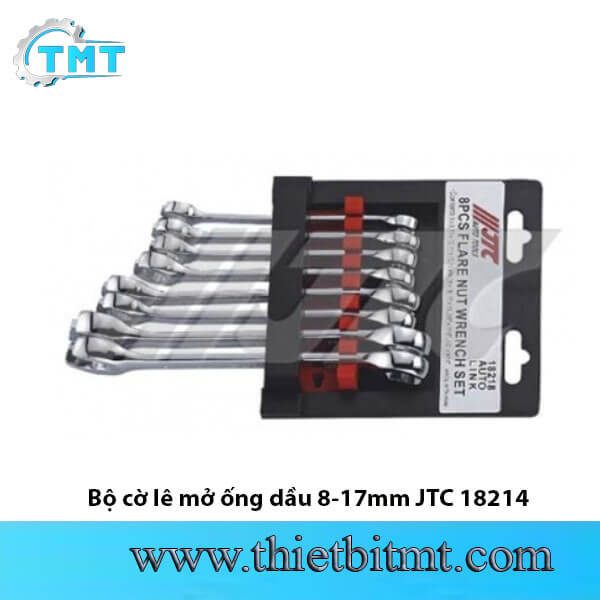 Bộ cờ lê mở ống dầu 8-17mm JTC 18214 1 Bộ cờ lê mở ống dầu 8-17mm JTC 18214