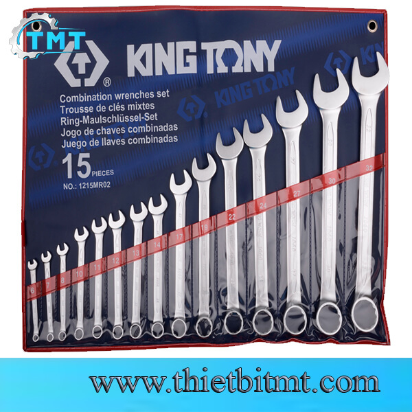 Bộ cờ lê vòng miệng 15 chi tiết 6-32mm Kingtony 1215MR02 1 Bộ cờ lê vòng miệng 15 chi tiết 6-32mm Kingtony 1215MR02