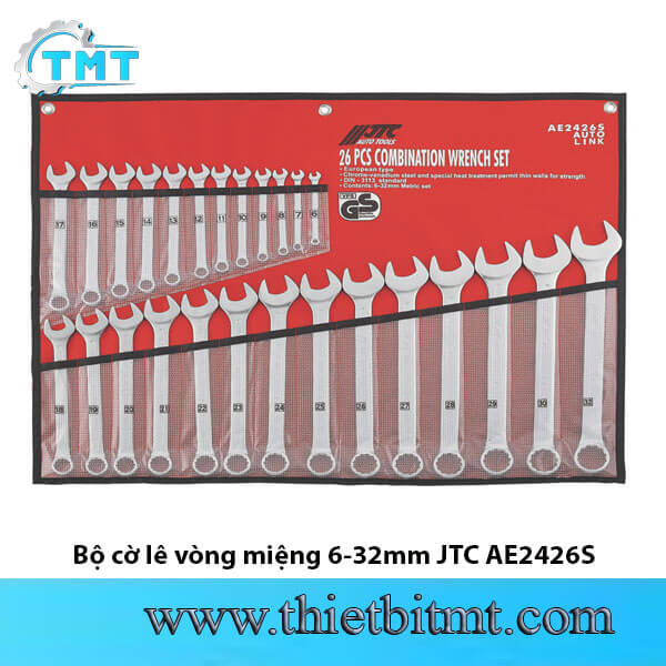 Bộ cờ lê vòng miệng 6-32mm JTC AE2426S 1 Bộ cờ lê vòng miệng 6-32mm JTC AE2426S