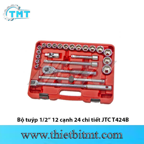 Bộ đầu tuýp 1/2" 10-32mm JTC-H424B 1 Bộ đầu tuýp 1/2