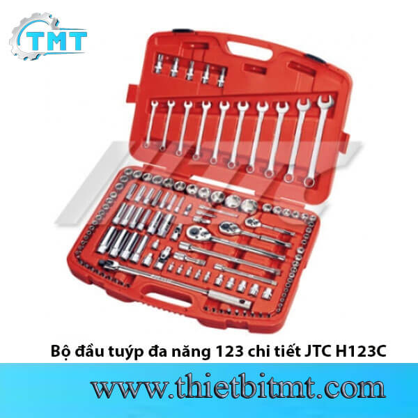 Bộ đầu tuýp đa năng 123 chi tiết JTC H123C 1 Bộ đầu tuýp đa năng 123 chi tiết JTC H123C