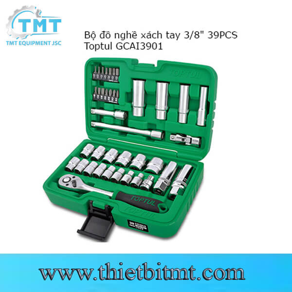 Bộ đồ nghề xách tay 3/8" 39 chi tiết GCAI3901 1 Bộ đồ nghề xách tay 3/8