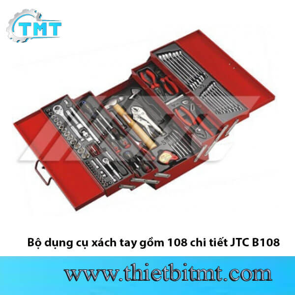 Bộ dụng cụ xách tay gồm 108 chi tiết JTC B108 1 Bộ dụng cụ xách tay gồm 108 chi tiết JTC B108