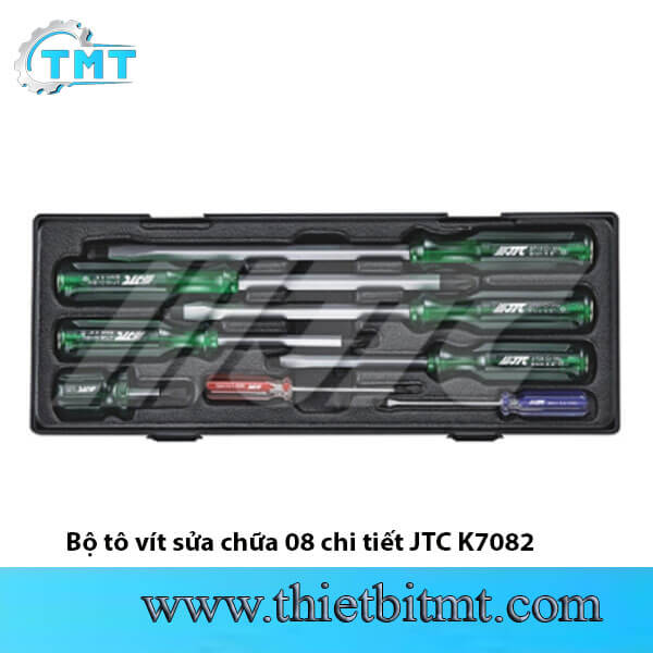 Bộ tô vít sửa chữa 08 chi tiết JTC K7082 1 Bộ tô vít sửa chữa 08 chi tiết JTC K7082