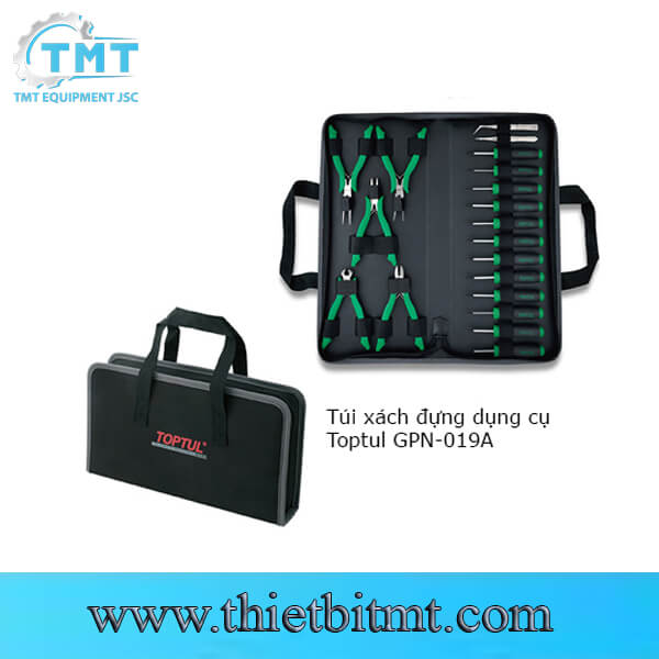 Bộ túi dụng cụ 19 chi tiết Toptul GPN-019A 1 Bộ túi dụng cụ 19 chi tiết Toptul GPN-019A