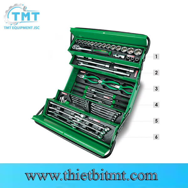 Tủ đồ nghề sách tay 62 chi tiết TOPTUL GCAZ0057 1 Tủ đồ nghề sách tay 62 chi tiết TOPTUL GCAZ0057