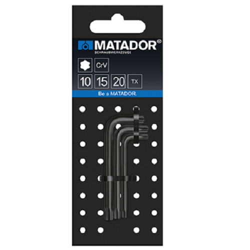 Bộ lục giác 3 chi tiết L-Key Matador 0443 9031 1 Bộ lục giác 3 chi tiết L-Key Matador 0443 9031