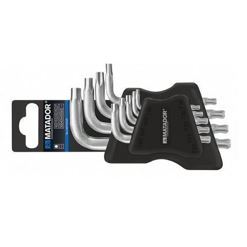Bộ lục giác đầu sao 9 chi tiết L-Key Matador 0444 9090 1 Bộ lục giác đầu sao 9 chi tiết L-Key Matador 0444 9090