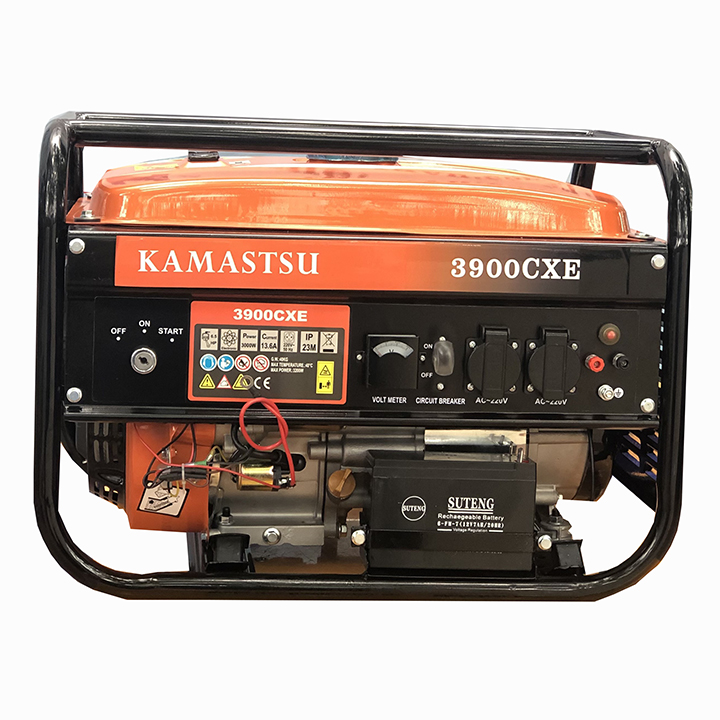 Máy Phát Điện Chạy Xăng 3kw Kamastsu 3900CXE Đề 1 Máy Phát Điện Chạy Xăng 3kw Kamastsu 3900CXE Đề