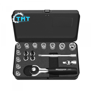 1/4'' Bộ tuýp lục giác hệ inch 18 chi tiết Matador 2110 9183