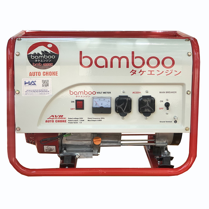 Máy Phát Điện Chạy Xăng 3.8kw Bamboo 4800C 1 Máy Phát Điện Chạy Xăng 3.8kw Bamboo 4800C