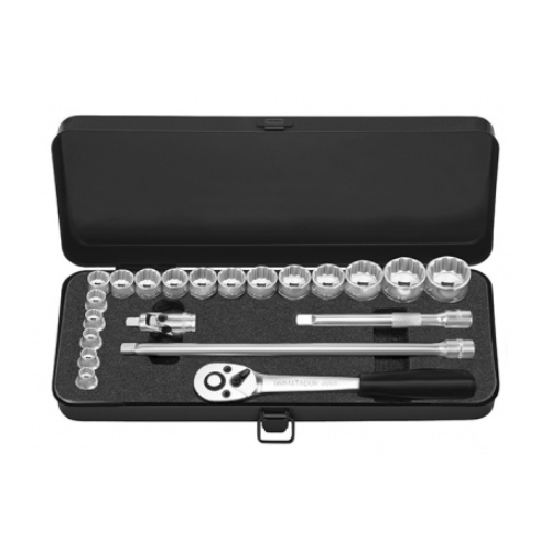 3/8'' Bộ tuýp bông 21 chi tiết 6-22mm Matador 3115 9211 1 3/8'' Bộ tuýp bông 21 chi tiết 6-22mm Matador 3115 9211