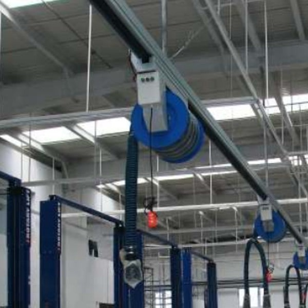 Ống hút khí xả tự cuộn, cố định DML-V 1 Ống hút khí xả tự cuộn, cố định