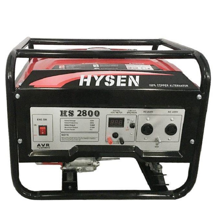 Máy Phát Điện Chạy Xăng 2kw Hysen HS2800 1 Máy Phát Điện Chạy Xăng 2kw Hysen HS2800