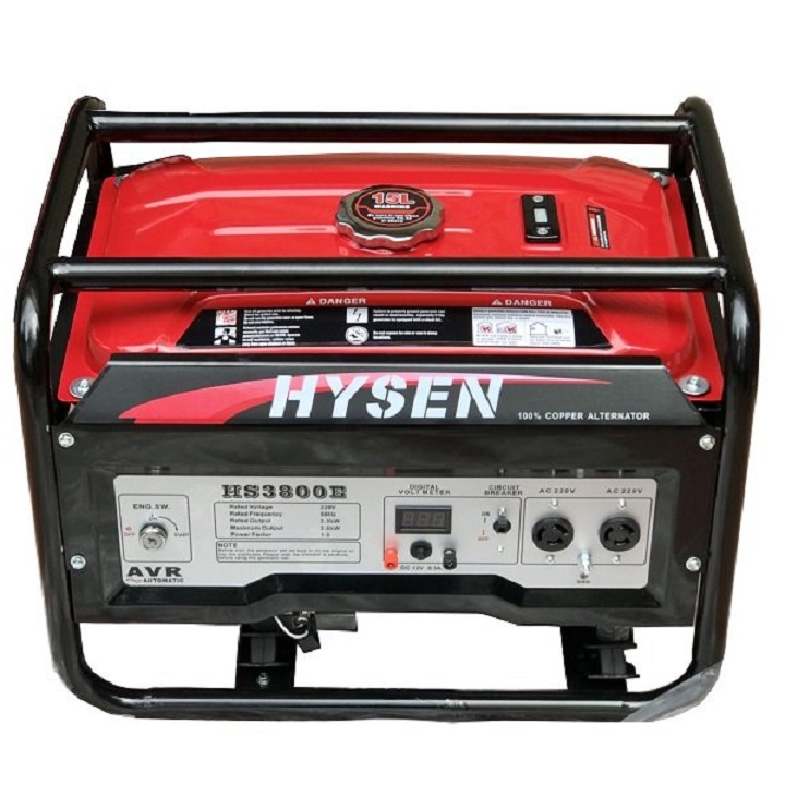 Máy Phát Điện Chạy Xăng 3kw Hysen HS3800 1 Máy Phát Điện Chạy Xăng 3kw Hysen HS3800