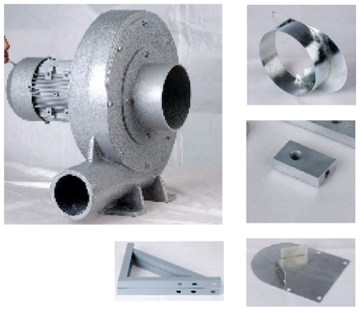 Quạt hút trung tâm 2,2 kw dùng cho hệ thống hút khí xả DK220 1 Quạt hút trung tâm 2,2 kw dùng cho hệ thống hút khí xả DK220