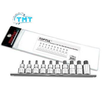 Bộ đầu vít 1/2" 10 món M5-M16 Toptul GAAG1002 1 Bộ đầu vít 1/2