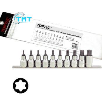 Bộ đầu vít sao 10 món Toptul GAAG1006 1 Bộ đầu vít sao 10 món Toptul GAAG1006