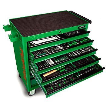 Bộ tủ 8 ngăn bánh xe di động 340 chi tiết Toptul GT-34001 1 Bộ tủ 8 ngăn bánh xe di động 340 chi tiết Toptul GT-34001