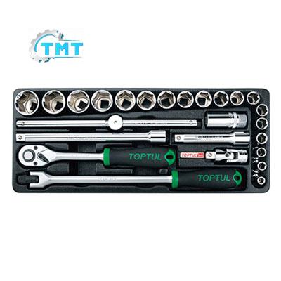 Bộ tuýp bông hệ inch 25PCS 1/2" TOPTUL GCAT2509 1 Bộ tuýp bông hệ inch 25PCS 1/2