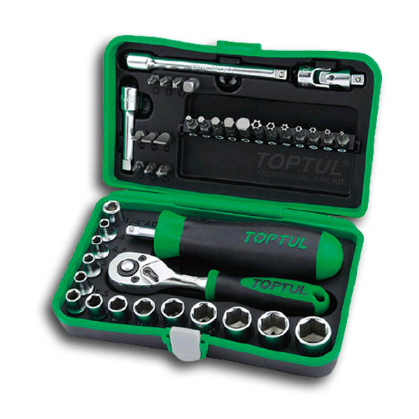 Bộ tuýp tổng hợp 1/4" 41 món Toptul GADW4101 1 Bộ tuýp tổng hợp 1/4