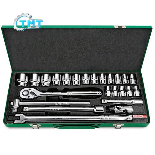 Hộp đầu tuýp 1/2" 24 chi tiết Toptul GCAD2404 1 Hộp đầu tuýp 1/2