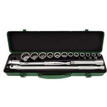 Hộp tuýp bông bóng 1/2" 15 món Toptul GCAD1509 1 Hộp tuýp bông bóng 1/2