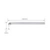 Lục giác chữ L (dài) 17mm TOPTUL AGAE1734 2 Lục giác chữ L (dài) 17mm TOPTUL AGAE1734