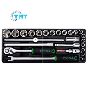 1/2" Bộ tuýp bông hệ inch 25 món TOPTUL GCAT2506 1 1/2
