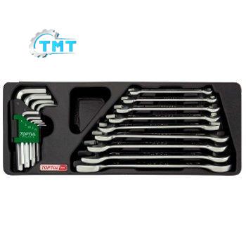 Bộ Cờ lê mở vòng sao 12 món Toptul GAAT1204 1 Bộ Cờ lê mở vòng sao 12 món Toptul GAAT1204