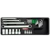Bộ Cờ lê, túyp, lục giác sao 23 món Toptul GAAT2302 3 Bộ Cờ lê, túyp, lục giác sao 23 món Toptul GAAT2302