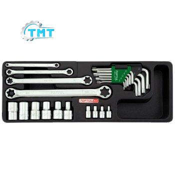 Bộ Cờ lê, túyp, lục giác sao 23 món Toptul GAAT2302 1 Bộ Cờ lê, túyp, lục giác sao 23 món Toptul GAAT2302