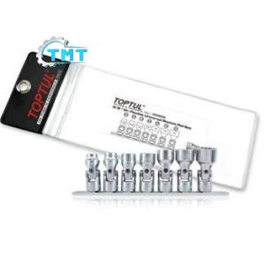 Bộ đầu nối lắt léo 7 chi tiết Toptul GBAG0701