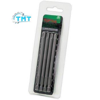 Bộ đầu vít bắn tôn 4món đầu bake PH2x150mm Toptul FSIC0802G 1 Bộ đầu vít bắn tôn 4món đầu bake PH2x150mm Toptul FSIC0802G