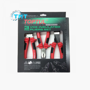 Bộ kìm cách điện 3 món Toptul GAAE0308 1 Bộ kìm cách điện 3 món Toptul GAAE0308