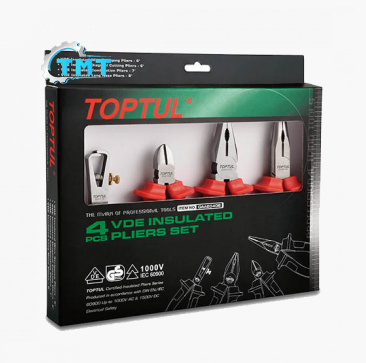 Bộ kìm cách điện 4 món Toptul GAAE0406 1000V 1 Bộ kìm cách điện 4 món Toptul GAAE0406 1000V