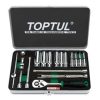 Bộ tuýp bông loại bóng 1/4" 18 món Toptul GCAD1813 3 Bộ tuýp bông loại bóng 1/4