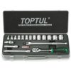 Bộ tuýp lục giác Mirror 3/8" 18 món Toptul GCAD1806 3 Bộ tuýp lục giác Mirror 3/8
